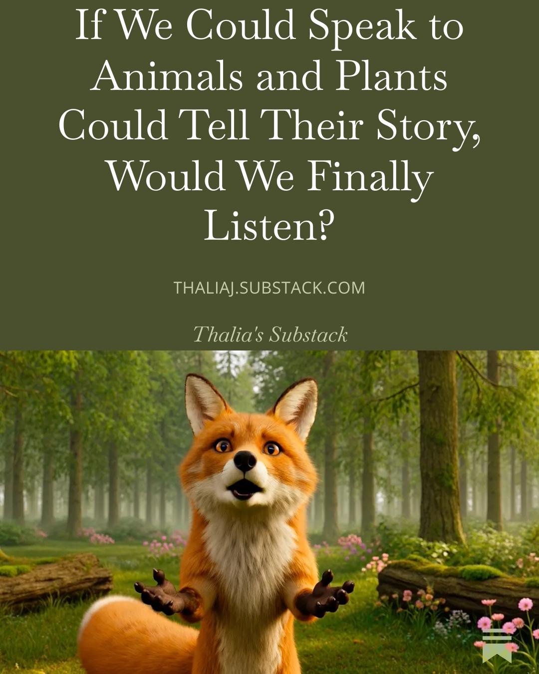 If We Could Speak to Animals and Plants